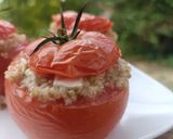 Une image de l'étape 7 de 🌿Tomate farcie Feta Quinoa.