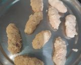 A picture of step 4 of Kurmure rice kabab.
