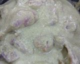 A picture of step 2 of Chicken white malai biryani.