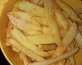 A picture of step 1 of Crispy French fries.