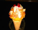 A picture of step 6 of Gajar Halwa Cone.
