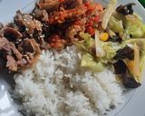 Foto langkah ke 4 dari resep Sambel Terong Tempe Bakar.