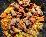Foto del paso 5 de la receta: MEZCLA DE Arroces con Chorizo Oreado y Tocino de Cerdo🐽...!