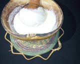A picture of step 2 of Fura da nono.
