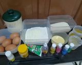 Foto langkah ke 1 dari resep Rainbow Cake.