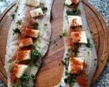 Foto del paso 1 de la receta: Filetes rellenos y zapallo al horno