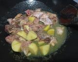Gambar langkah 2 resipi Sup ayam ala Thai.