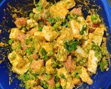 A picture of step 2 of Hyderabadi Veg Dum Biryani.
