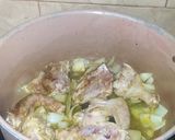 A picture of step 1 of Rice with chickpeas (Edre).