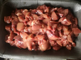 Riñón salteado con fideos