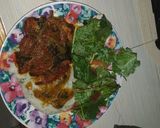 A picture of step 7 of Smothered pork chops with mash potato.