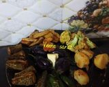 मिक्स वेज तवा फ्राई सब्जी ( mix veg tawa fry sabzi recipe in Hindi रेसिपी चरण 3 फोटो