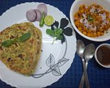 A picture of step 5 of Mint Paratha.
