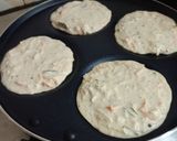 A picture of step 5 of Low-Oil Crispy Samak Rice Cheela for Fasting.