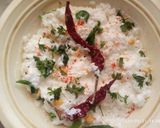 A picture of step 3 of Curd Rice.
