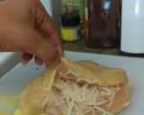 Foto del paso 4 de la receta: Pechuga de pollo rellena de jamón y queso mozzarella