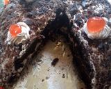A picture of step 10 of Eggless chocolate cake#baking contest.