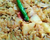 নিরামিষ আলু বাঁধাকপি (niramis alu badhakopi recipe in Bengali) রেসিপির ধাপ 4 ছবি