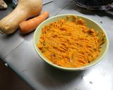 A picture of step 1 of Sweet potato with dhania and spinach and onion puff pastry's baked in the Cookswell jiko.