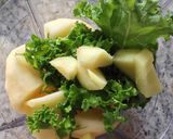 Foto langkah ke 1 dari resep Smoothie Kale Jahe Apel / Tomat 🥬🍎🍯.