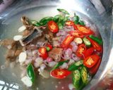 Foto langkah ke 2 dari resep Garih Batanak (ikan asin Masak Santan).