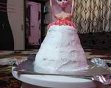 Barbie doll cake recipe step 6 photo