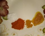 A picture of step 3 of Daal Chawal platter.