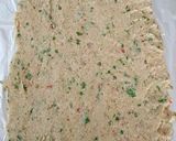 A picture of step 2 of Chicken swiss roll.