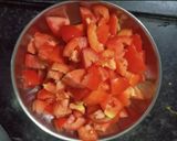 A picture of step 1 of Cheese Corn Tomato Soup.