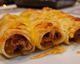 Foto del paso 7 de la receta: Canelones de pollo asado y setas con pan de molde