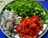 A picture of step 1 of Tricolor Utpa.