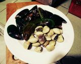Hình bước làm 1 của món Risotto Hải Sản Ý