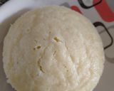 A picture of step 4 of Idli sambhar with chutney.