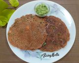A picture of step 6 of Ragi Veggies Chilla.
