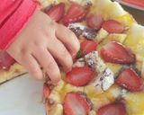 Foto langkah ke 4 dari resep Puding Roti Strawberry.