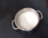 A picture of step 1 of Punjabi khoya lassi.