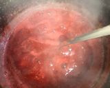 A picture of step 3 of Healthy strawberry glazed cashews nuts.