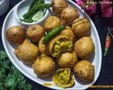 A picture of step 8 of Mumbai Style Batata Vada.