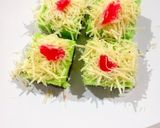 Foto langkah ke 7 dari resep Brownies Pandan Kukus.