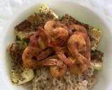 Une image de l'étape 5 de Crevettes curry coco 🍤 & courgette riz 🥒🍚.