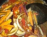 A picture of step 7 of Curry chicken soup 😋.