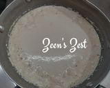 A picture of step 1 of Bagels with Barley Millet Flour.