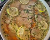 Une image de l'étape 6 de Rôti de veau en gelée.