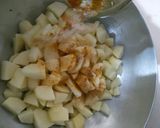 A picture of step 4 of Jeera aloo.