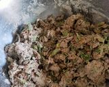 A picture of step 2 of Jowar paratha.