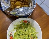 A picture of step 2 of Guacamole dip.