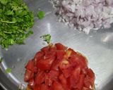 A picture of step 2 of Dry Aloo Chat.