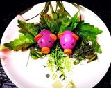 A picture of step 4 of Boiled Eggs with a twist.