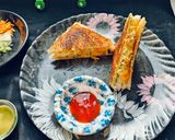 तिरंगा सैंडविच /Tiranga Sandwich रेसिपी चरण 7 फोटो