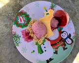 Foto del paso 29 de la receta: Bienvenidos a la Navidad🎄. Helado con macarrones y salsa de frutos rojos